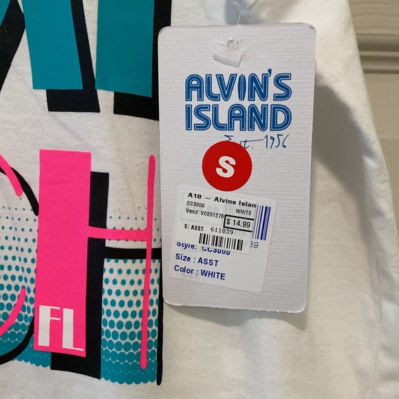 NWT Miami Beach Florida Unisex Tank Top Small - Picture 2 of 3